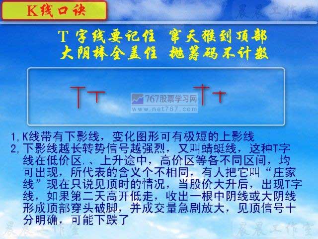 t字线_k线图口诀图解_天才股票网